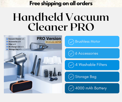 Handheld Vacuum Cleaner PRO